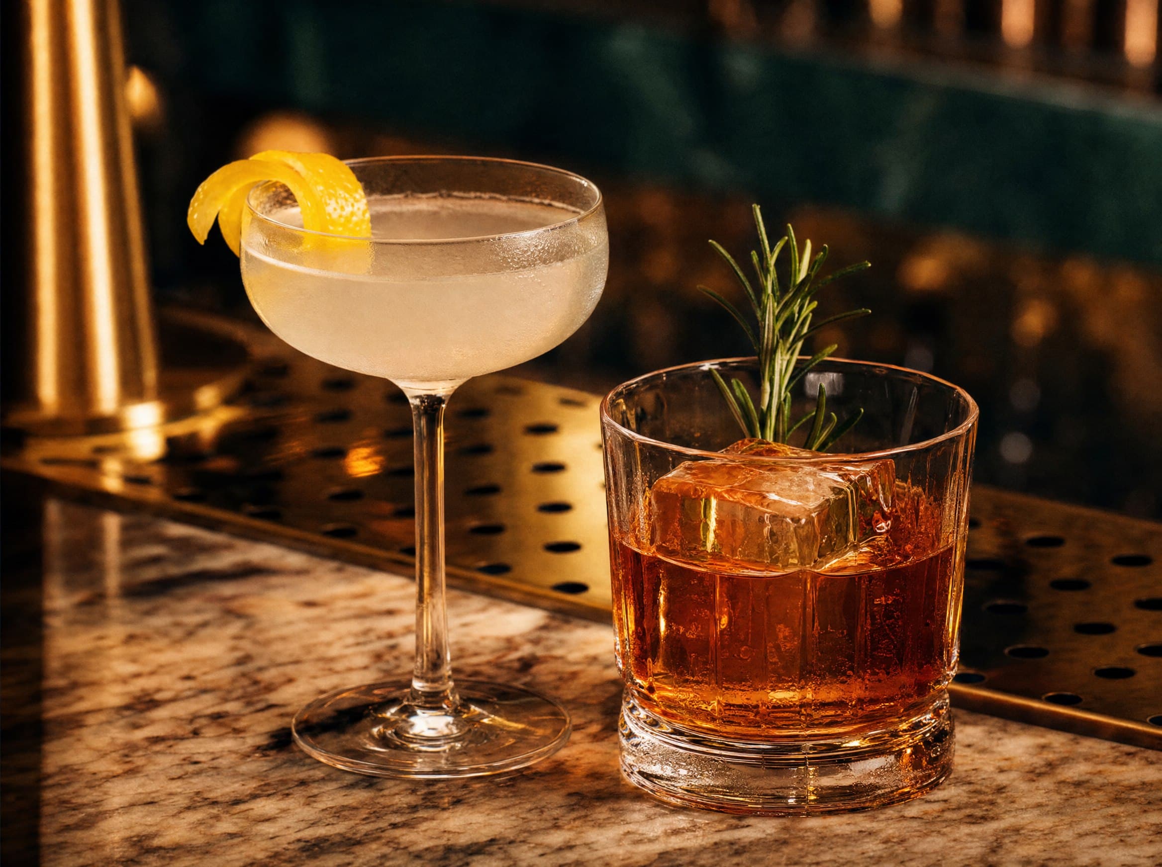Cocktails from the bar