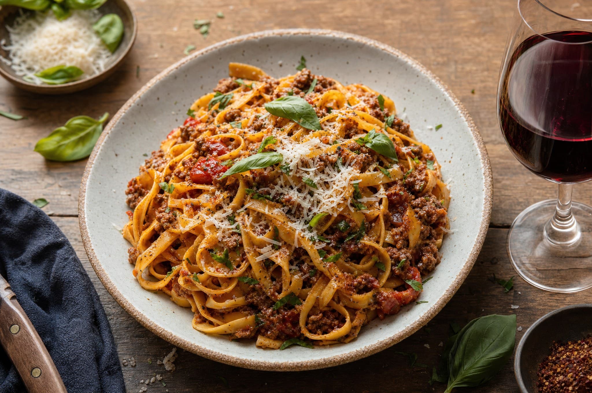 Fresh pasta, made in house